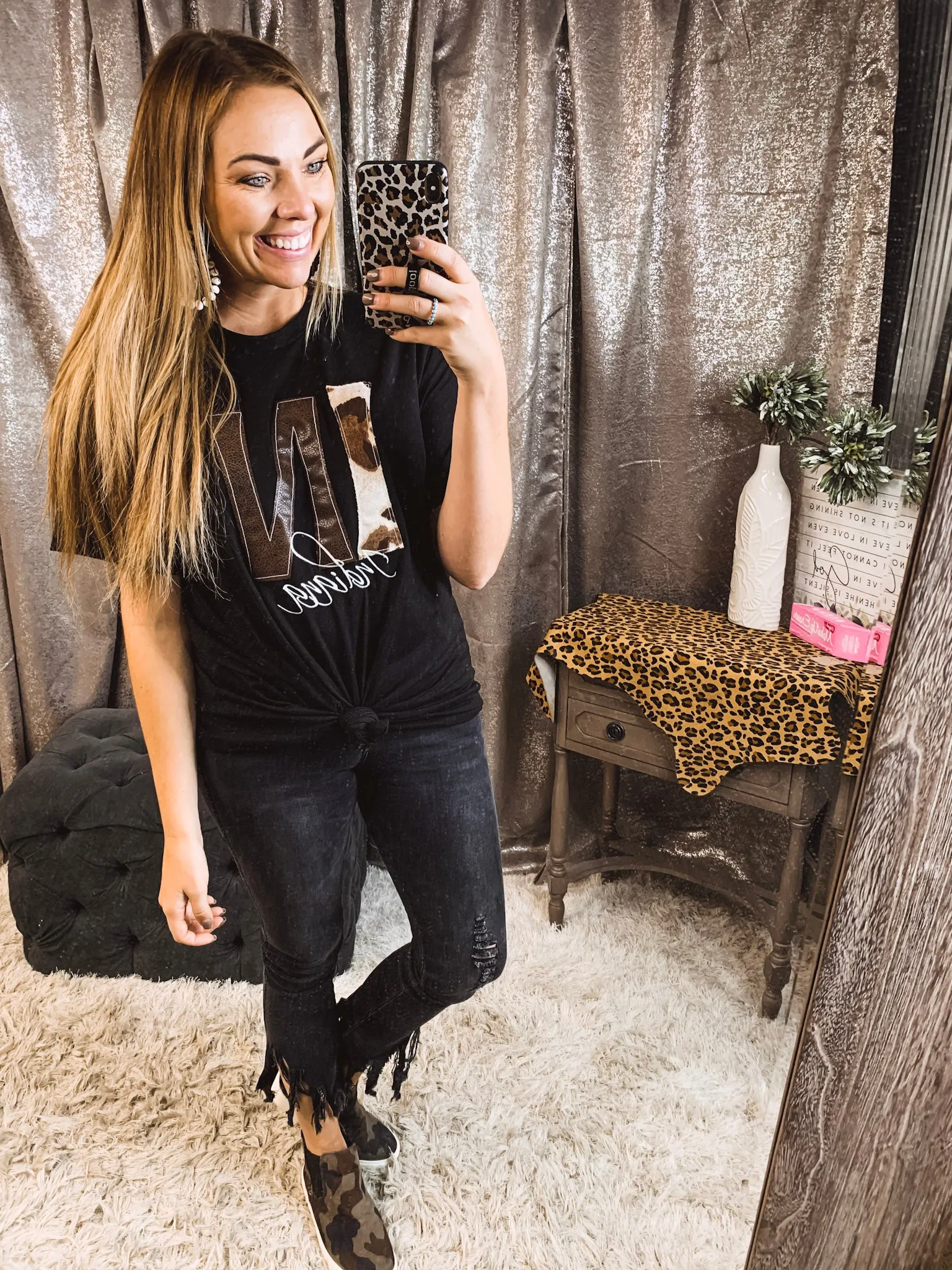 Indiana Cowhide Tee