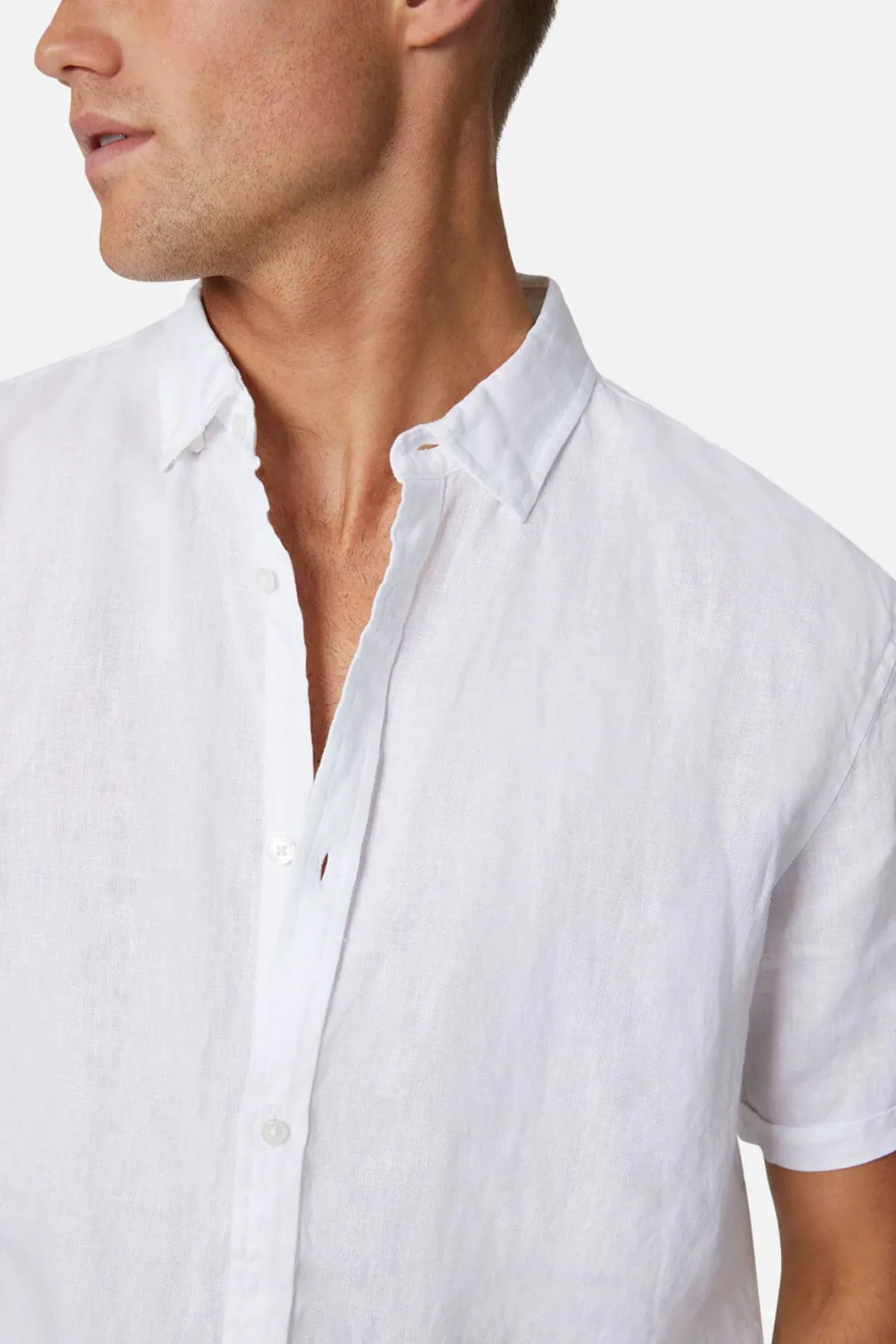 Industrie The Tennyson Linen Short Sleeve Shirt