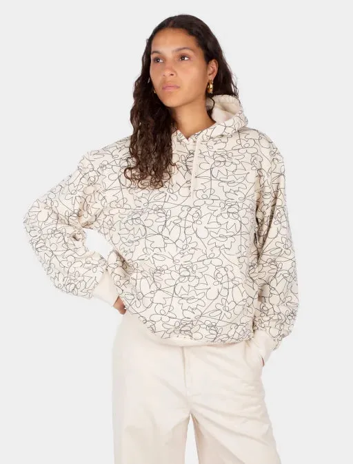 Iriedaily Flower Line Hoodie - Undyed