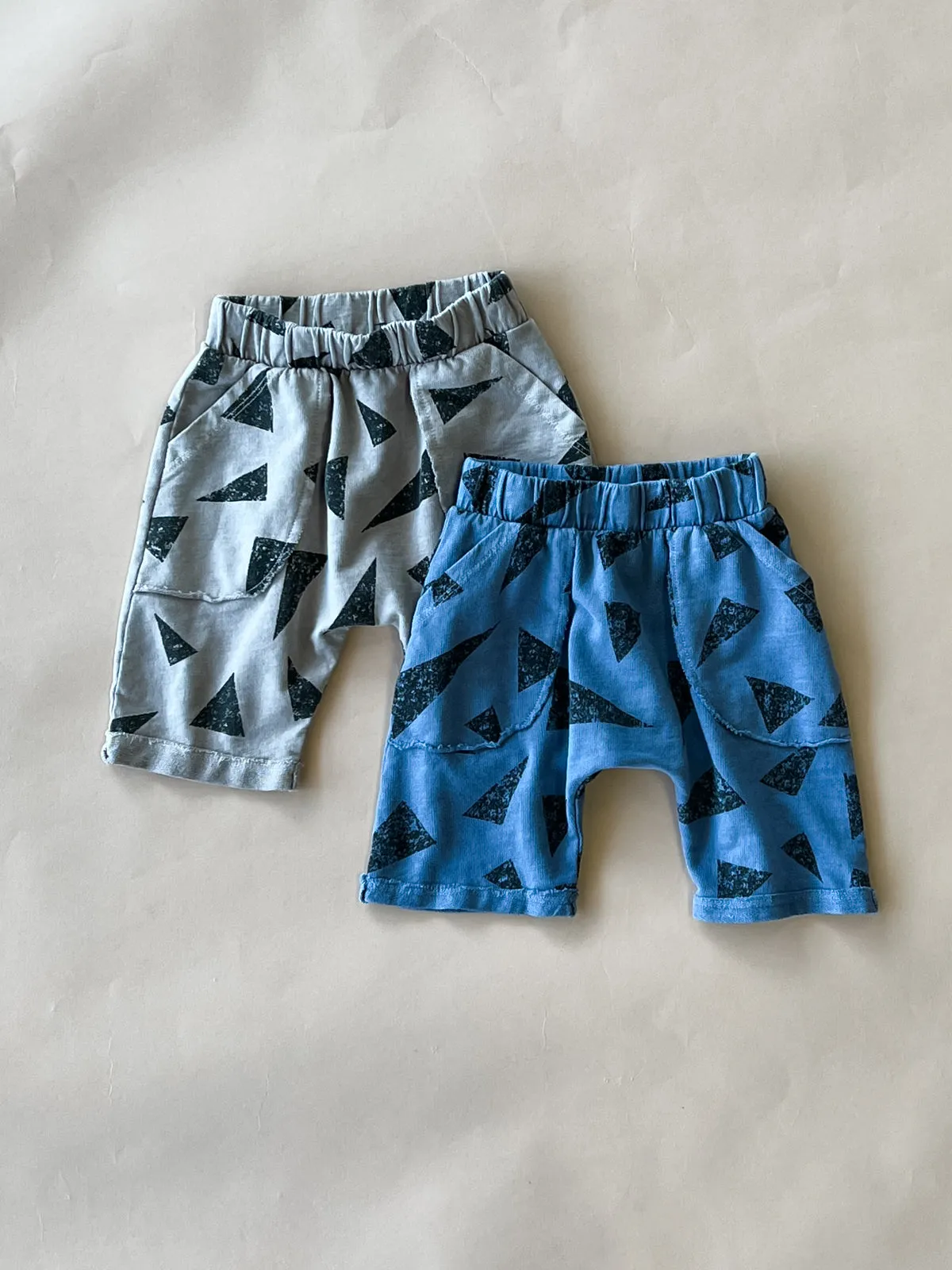 Ivan-Triangle Shorts | Denim