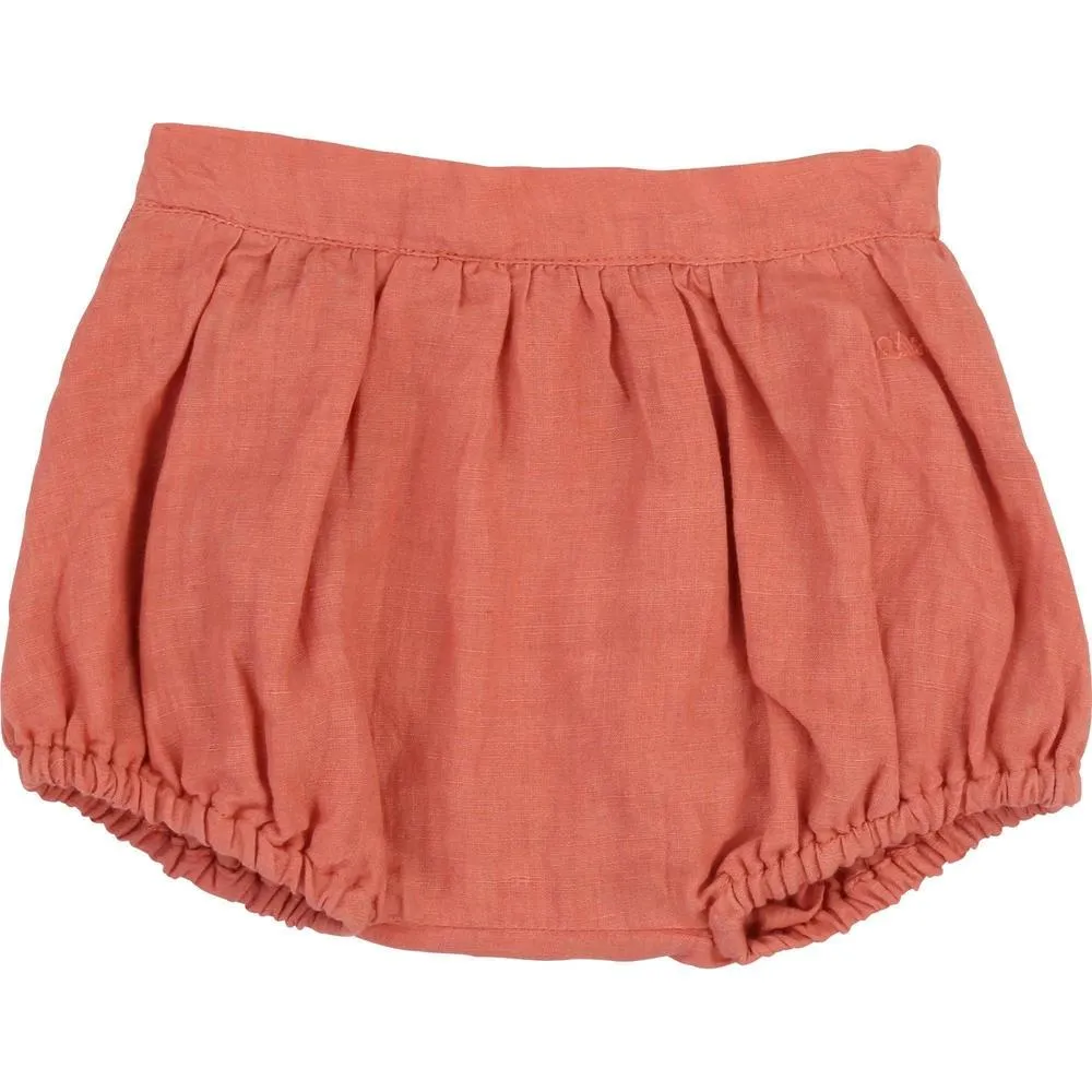 Ivory Blouse & Shorts