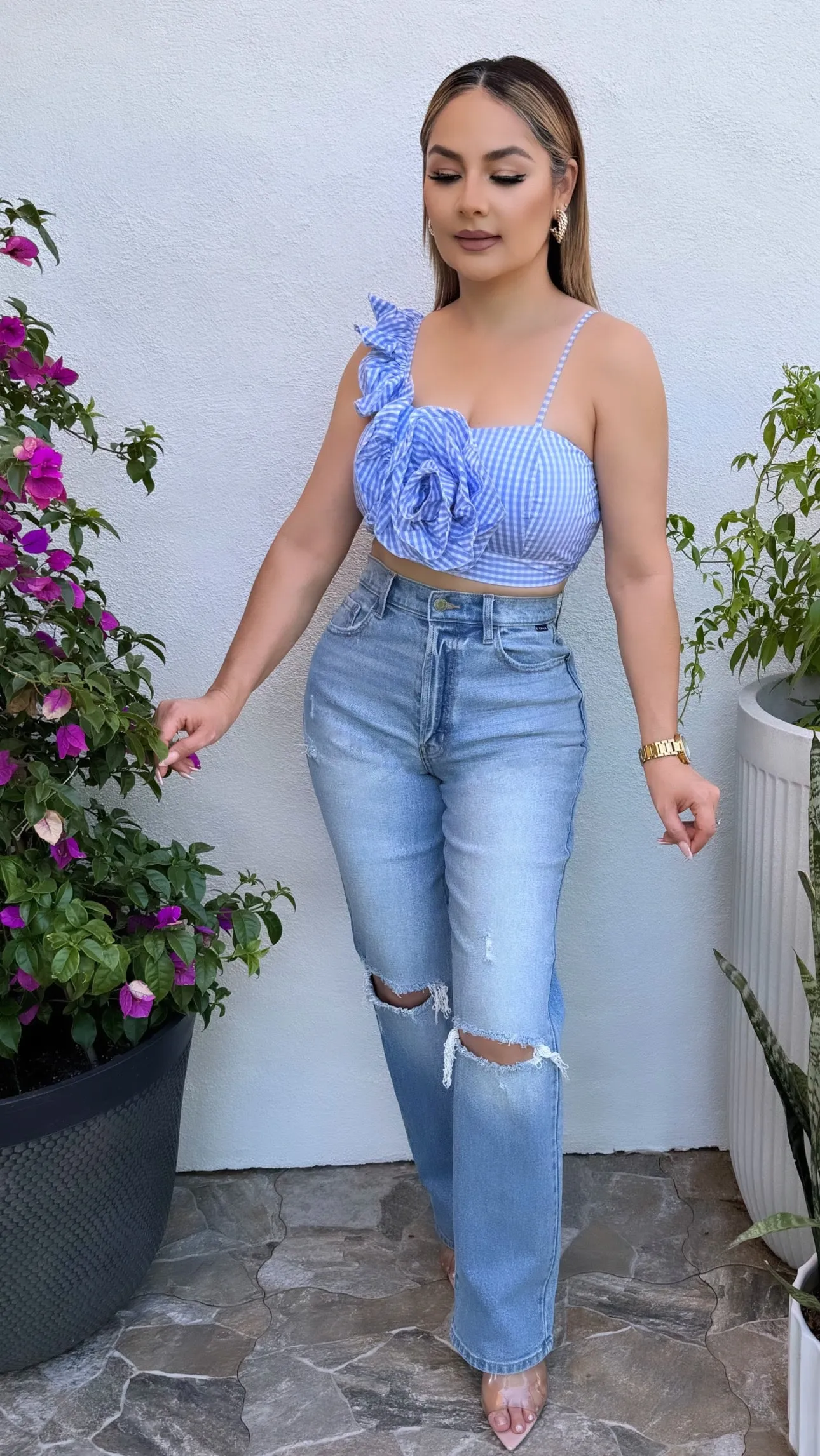 JACKIE BLUE TOP