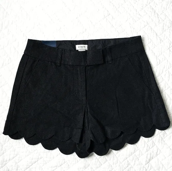 J.Crew Scalloped Shorts 4&quot; Size 0