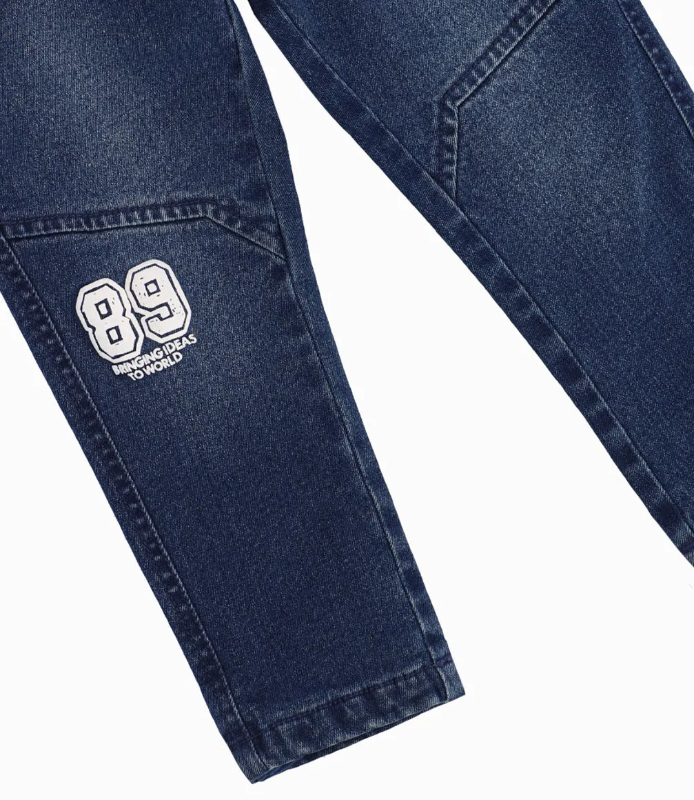 Jeans Bebé Niño Con Suspensores