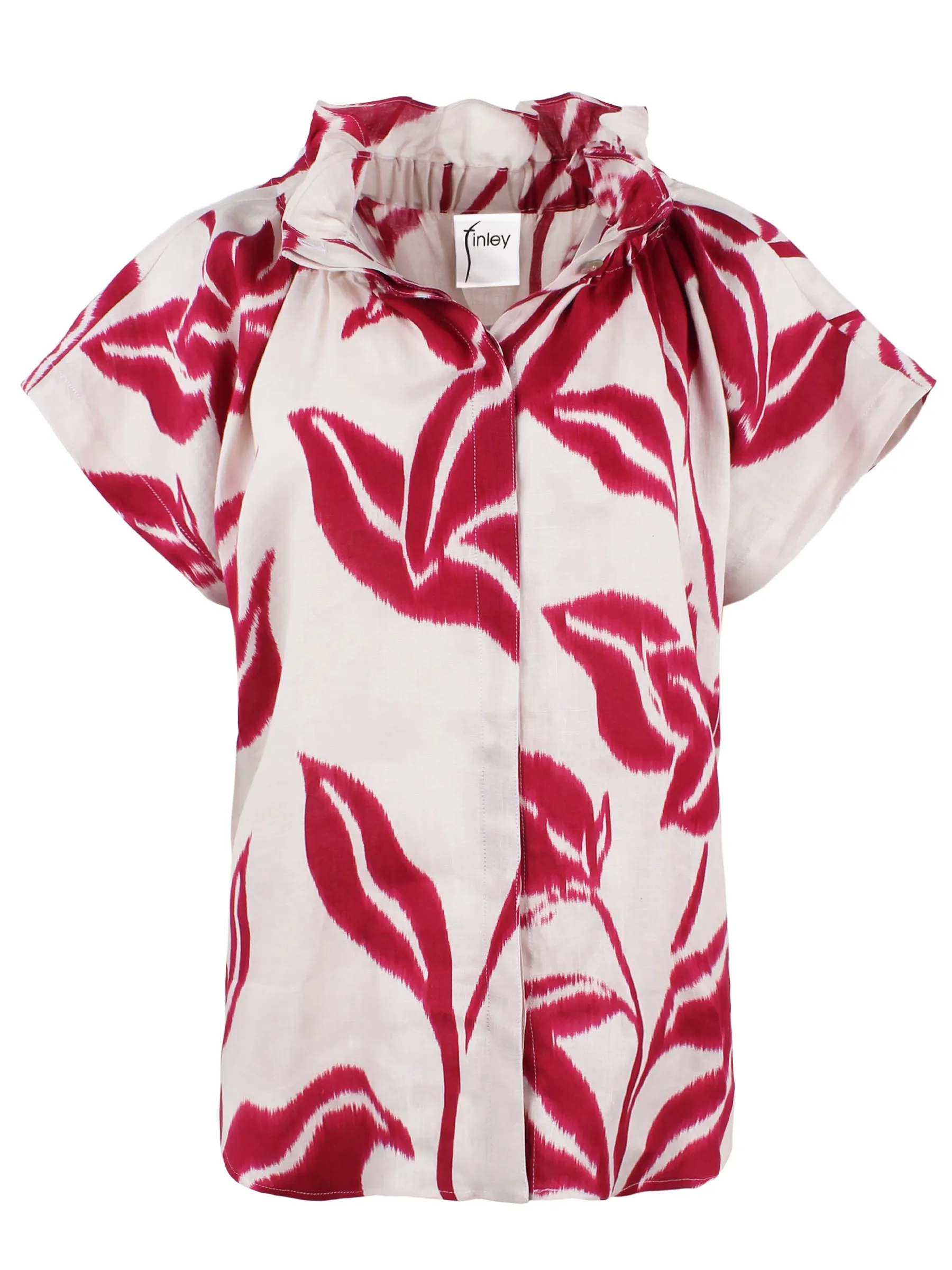 Jenny Top Natural/Raspberry Batik