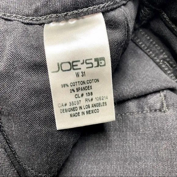 Joes Jeans Black Denim Cut Off Shorts‎
