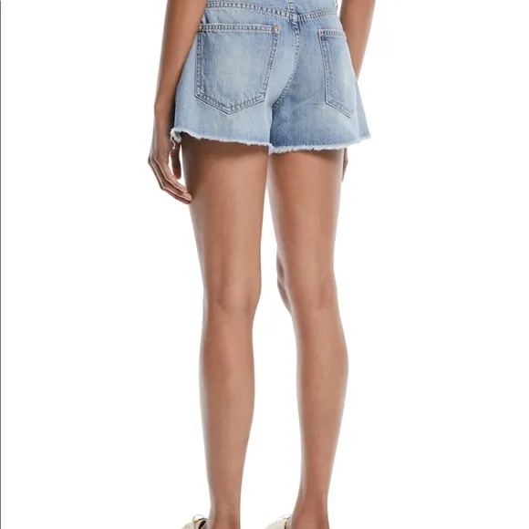 JOIE SEFFI CUT OFF DENIM LIGHT WASH MID RISE SHORTS NWT SZ 29