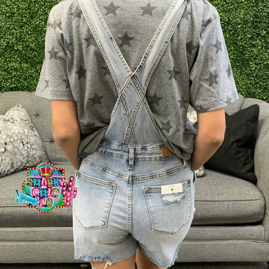 Judy Blue Cut Off Overall Shorts