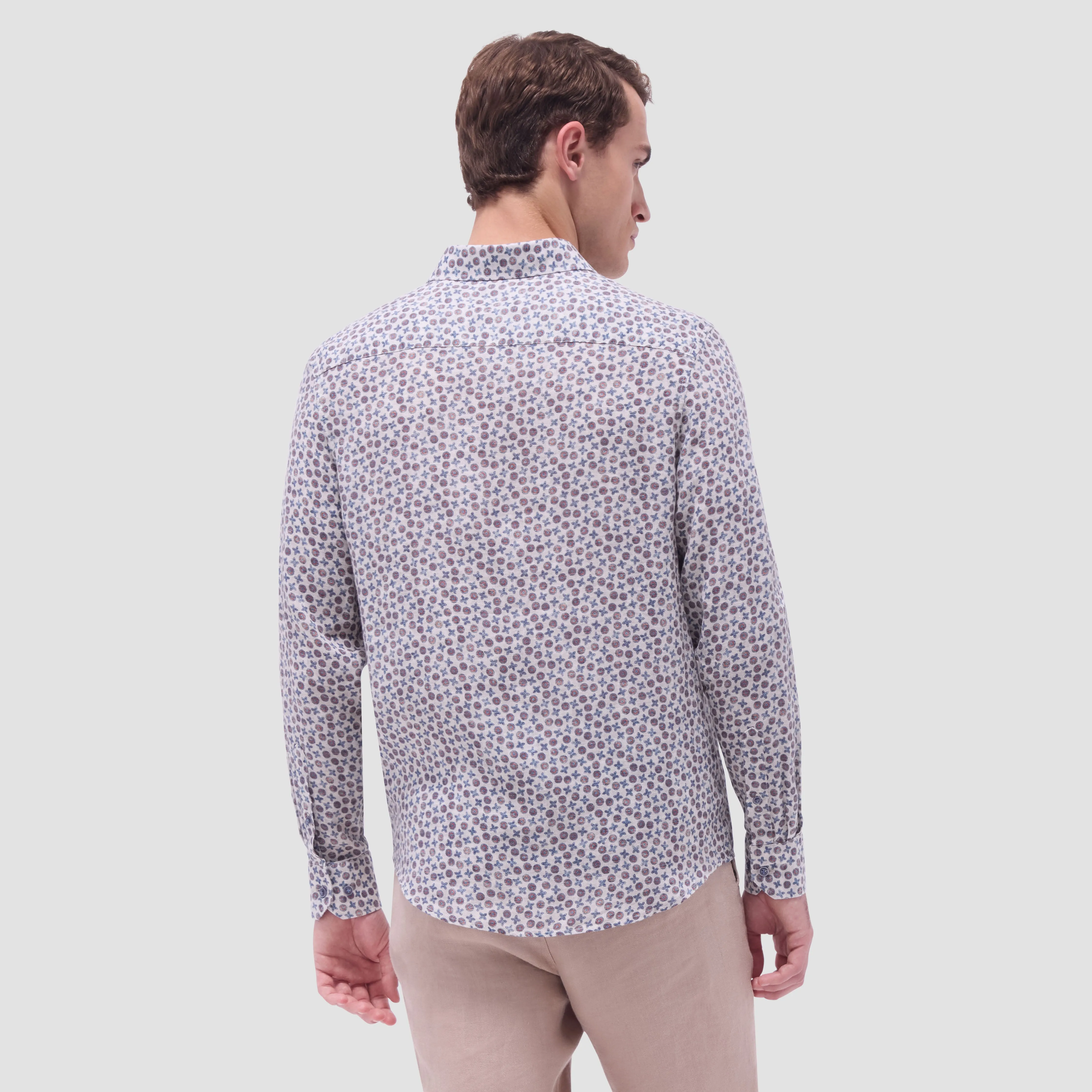 Julian Floral Micro Print Shirt