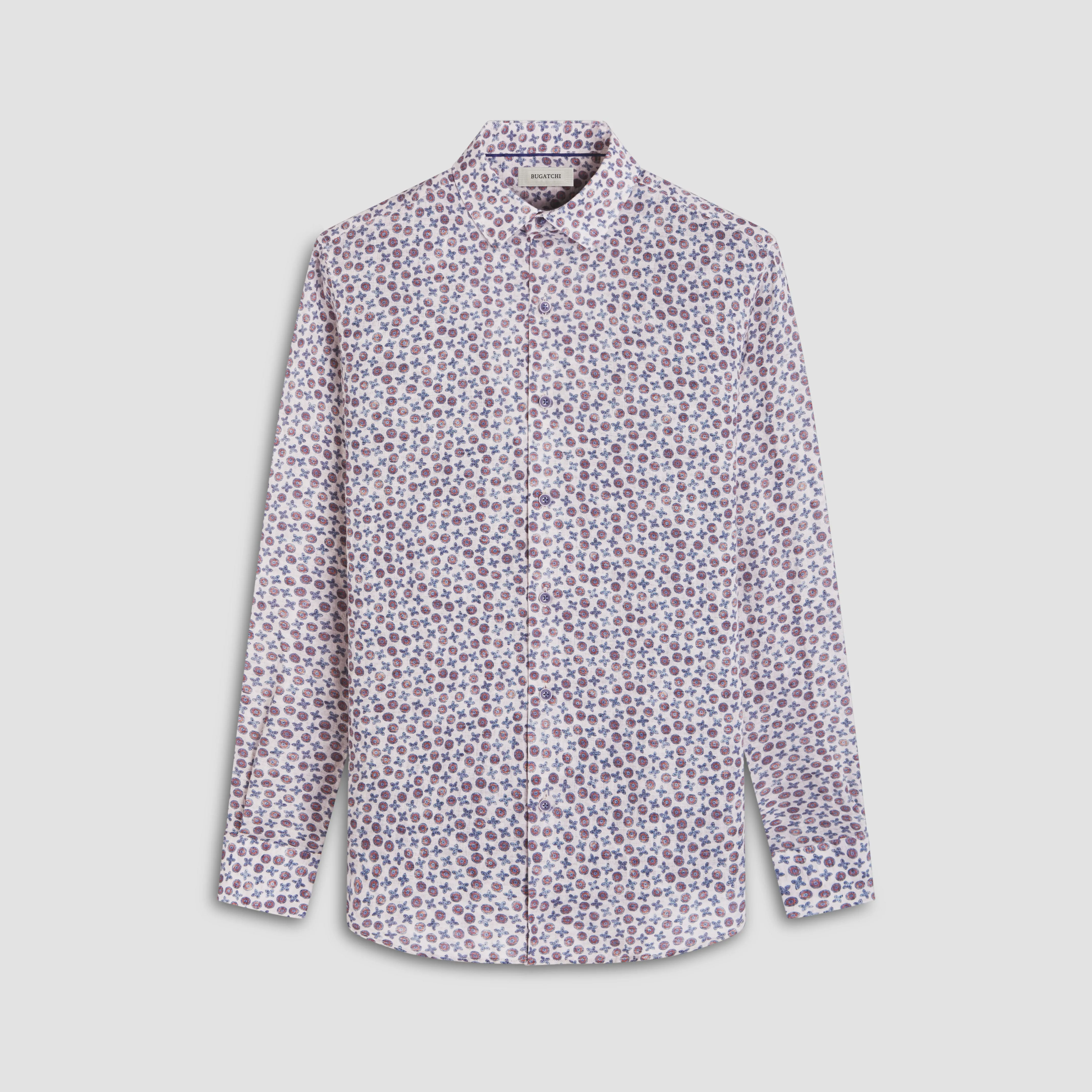 Julian Floral Micro Print Shirt