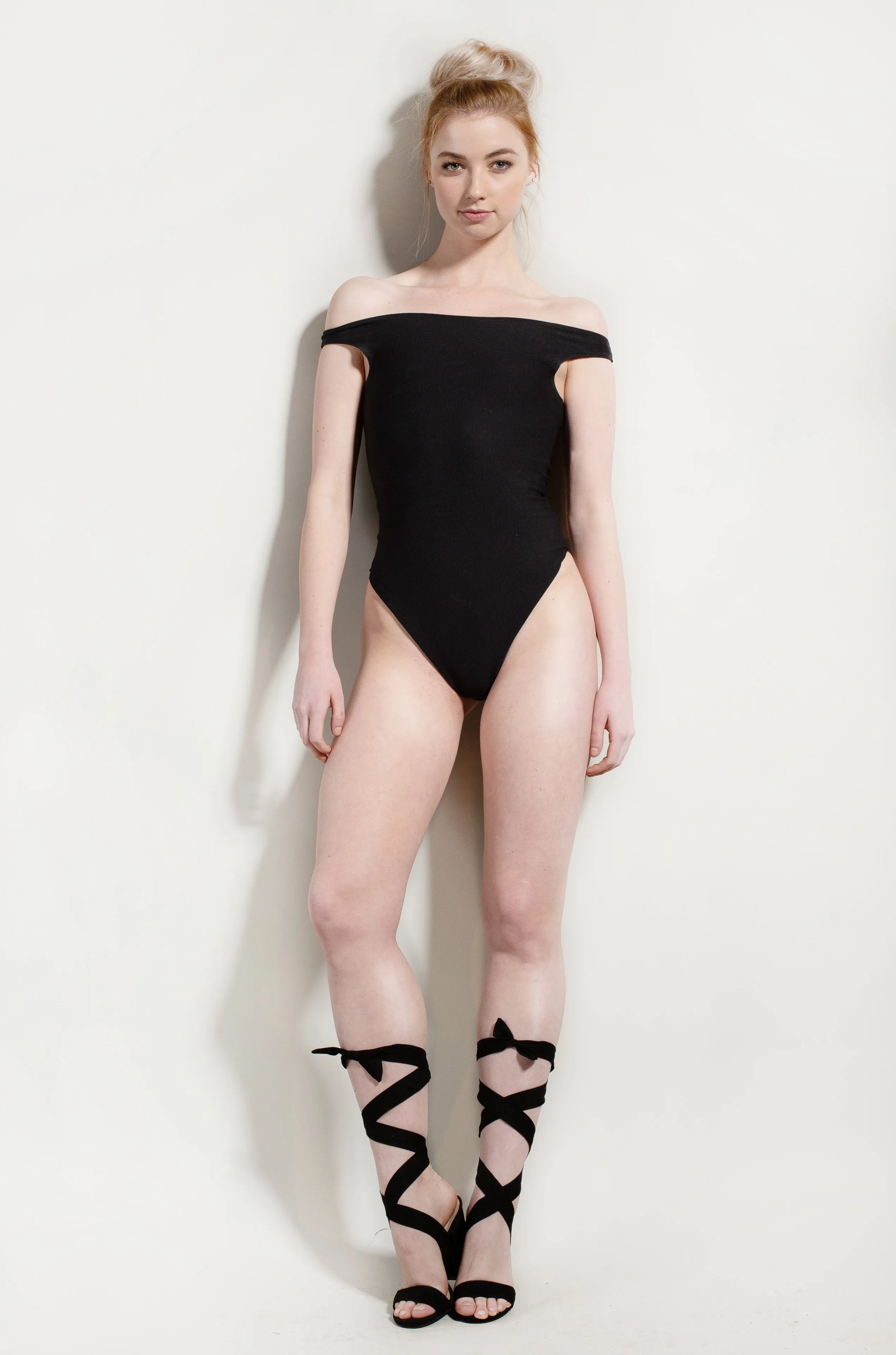 JUNJI OFF THE SHOULDER BODYSUIT & SWIMSUIT