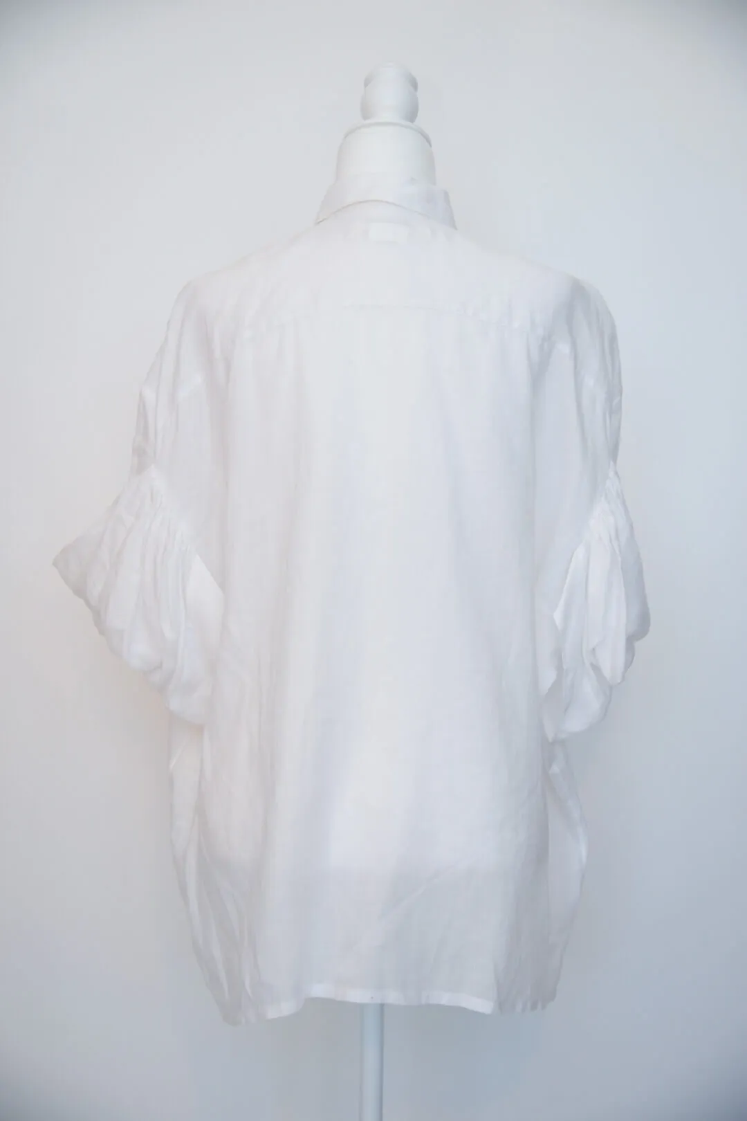 Junya Watanabe Short Sleeve Puff Sleeve Blouse