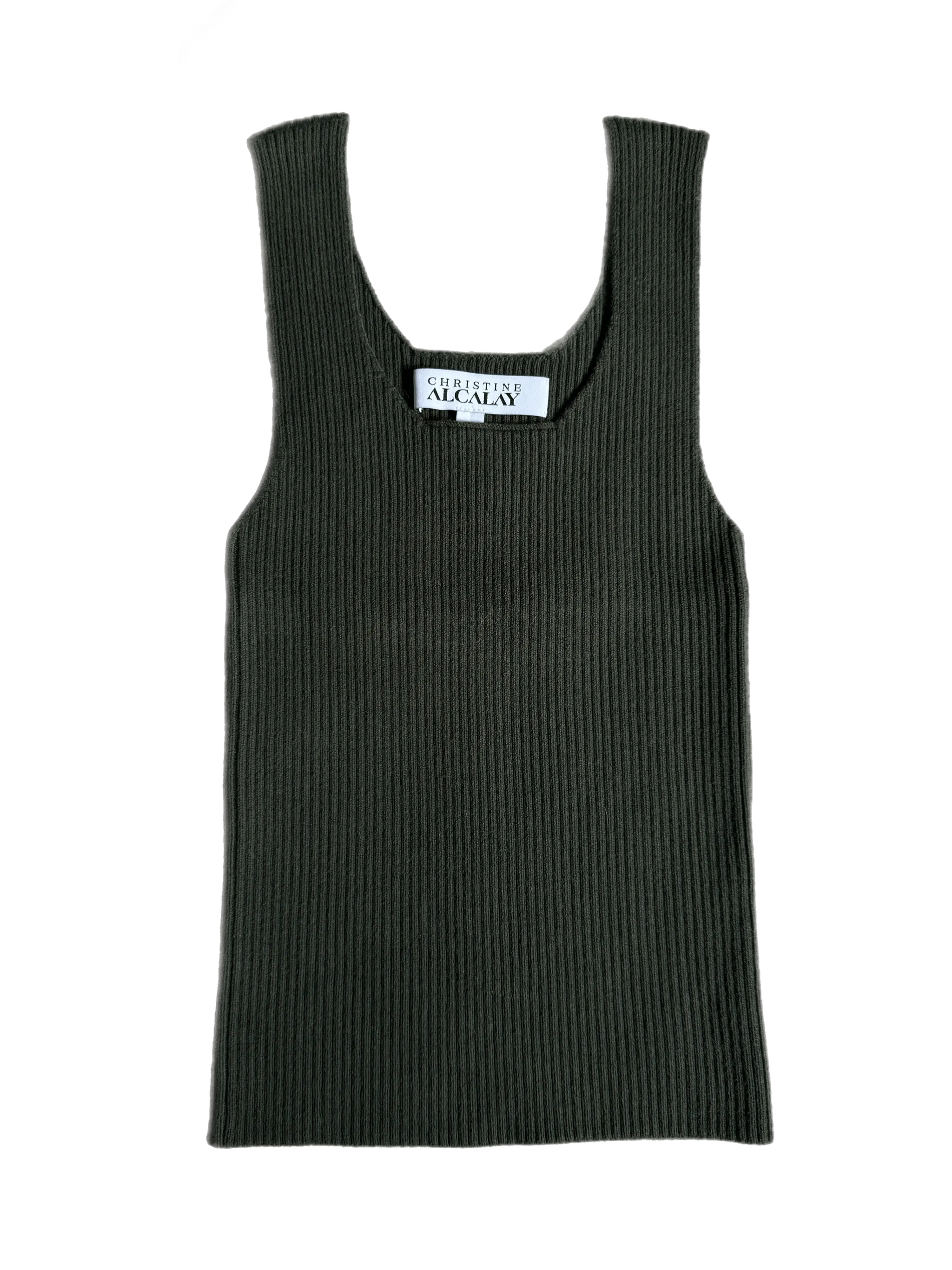 Kate Rib Tank in Pima Cotton
