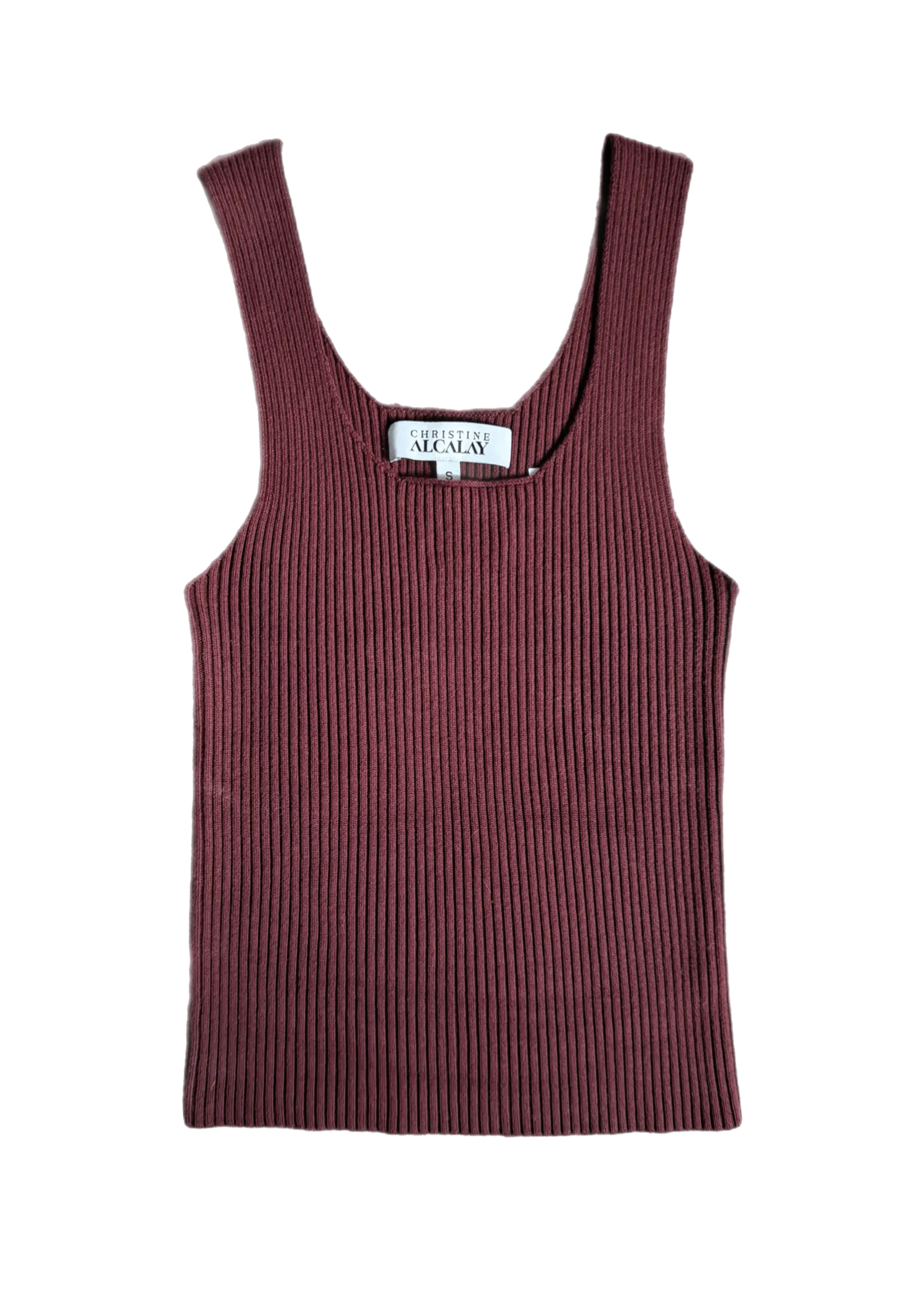 Kate Rib Tank in Pima Cotton