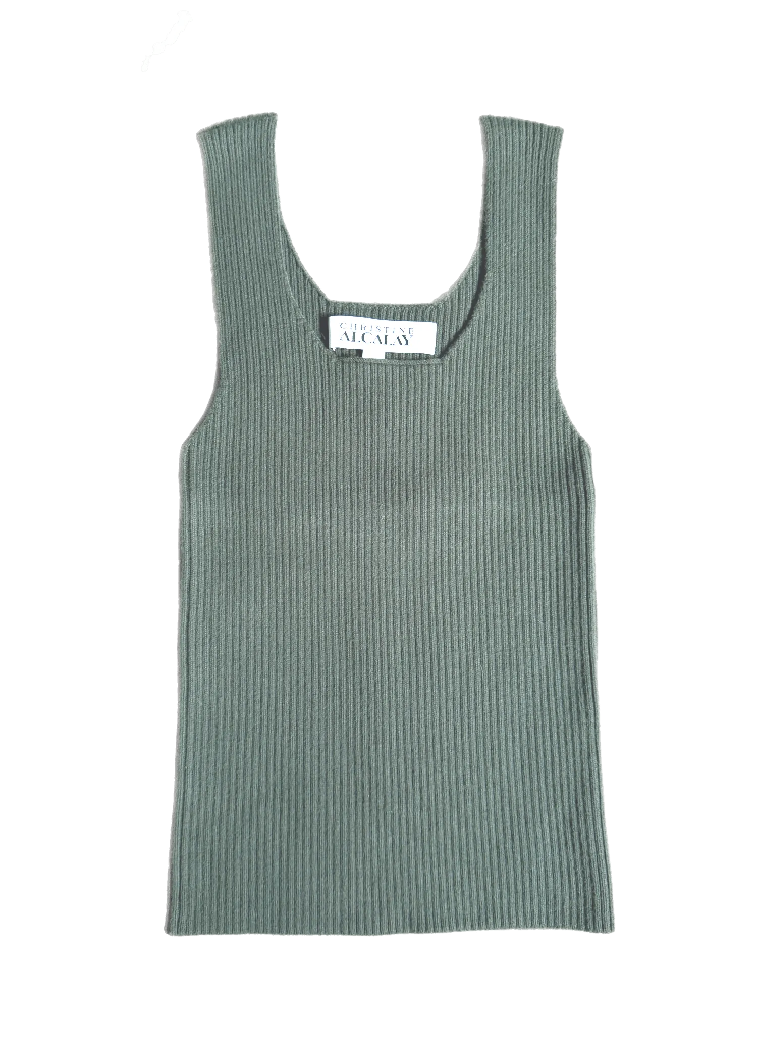 Kate Rib Tank in Pima Cotton