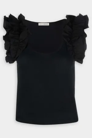 Koa Top in Noir
