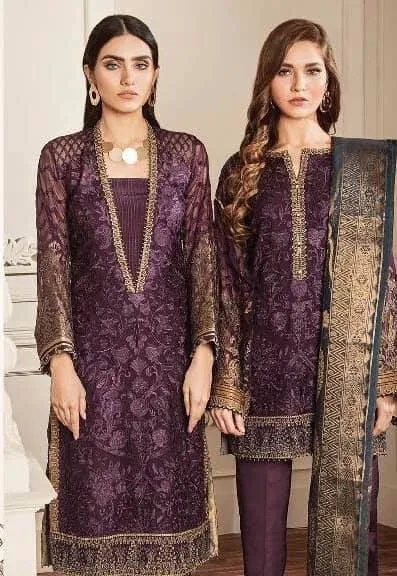 Kurta And Capri in Beutiful Dark Purple Color Model# C 1747