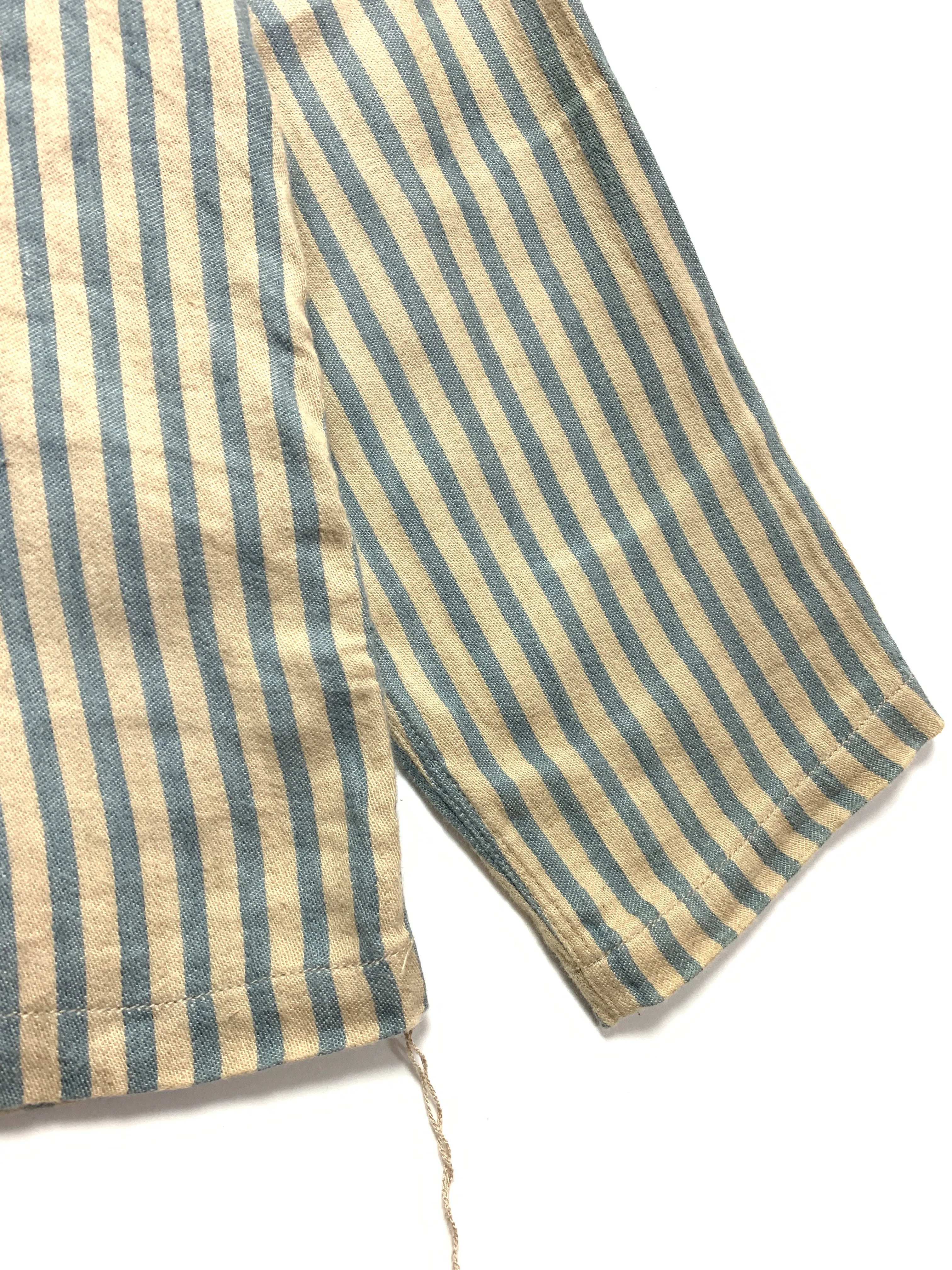 [L] Kapital Linen Stripe Kakashi Shirt Jacket