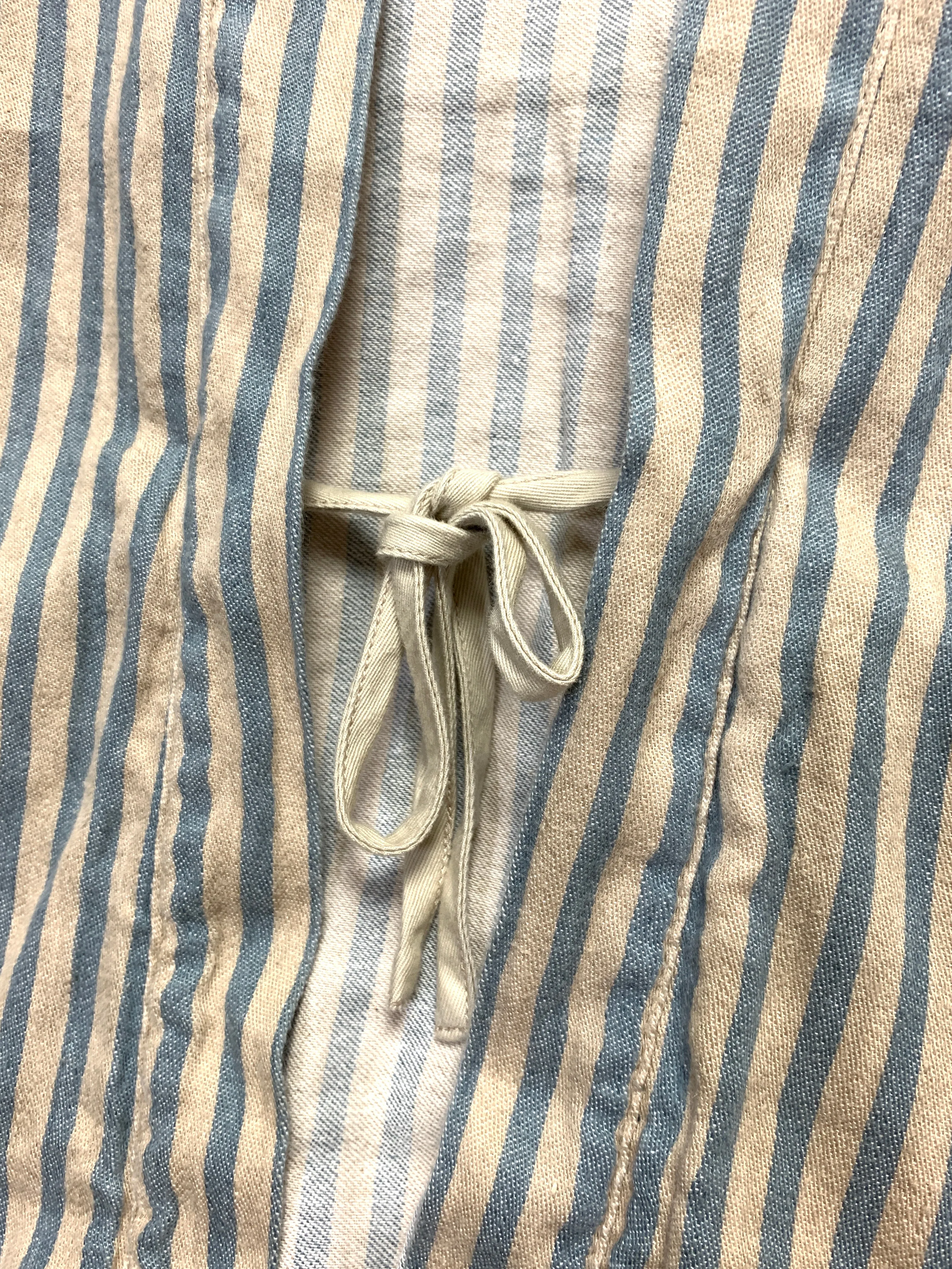 [L] Kapital Linen Stripe Kakashi Shirt Jacket