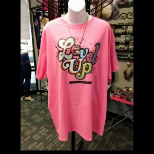 Level Up T shirts $15 Optimismic Wigs and Gifts Shop West St Paul MN