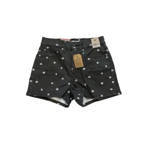 LEVIS Daisy Print High Rise Shorts Size 27 NEW