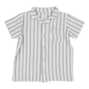 Linen Stipe Button Down Shirt