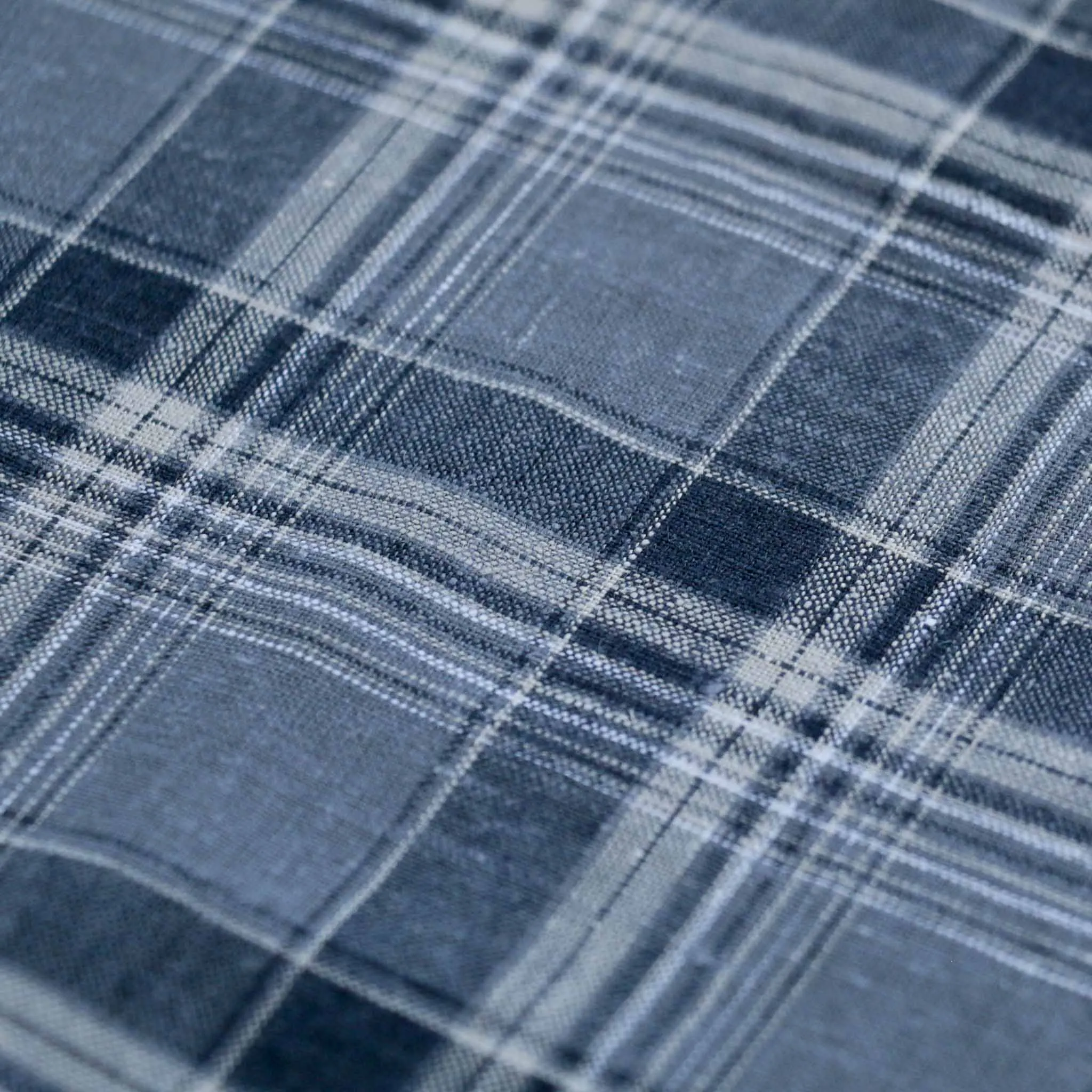 Linen/Viscose Suiting fabric - Blue/grey