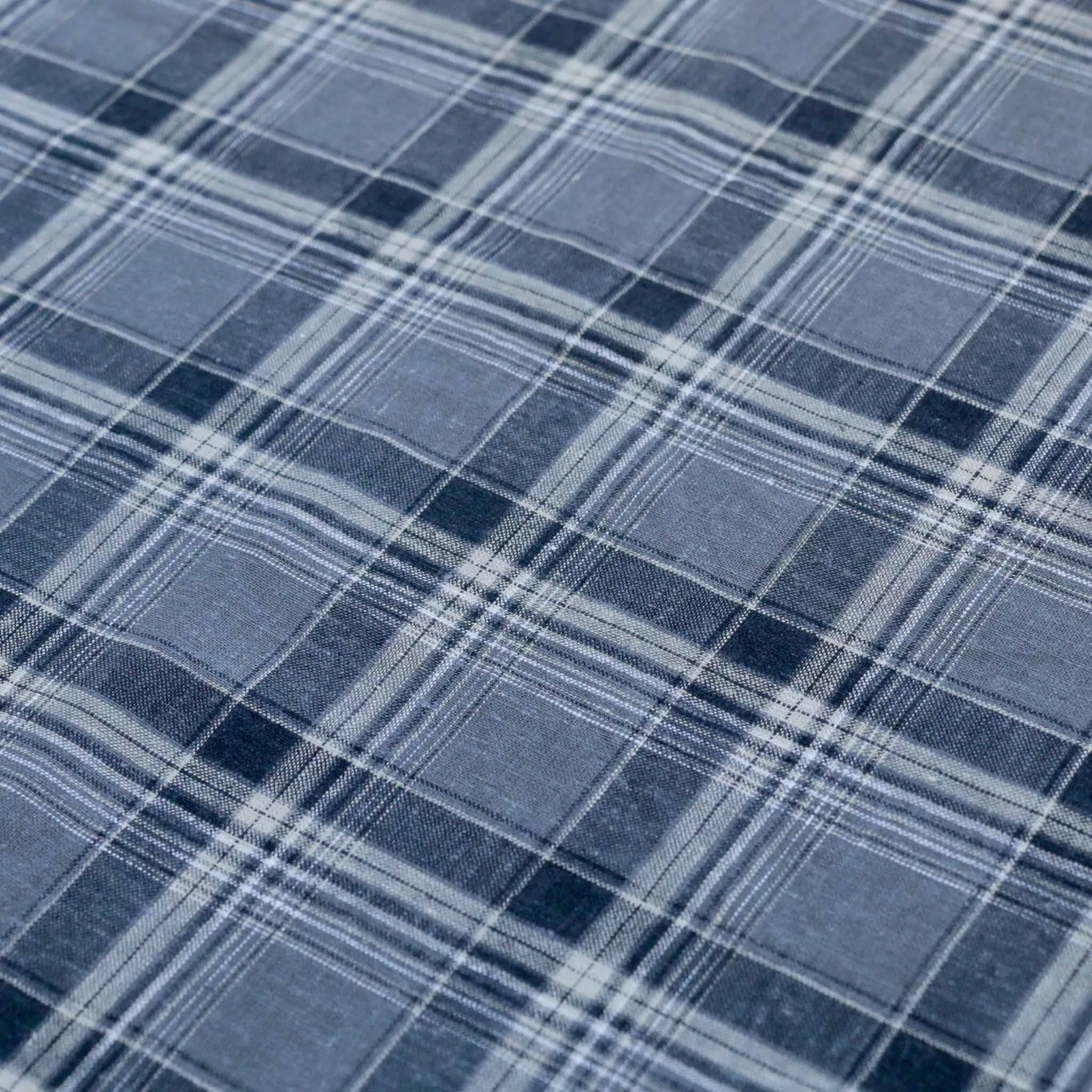 Linen/Viscose Suiting fabric - Blue/grey