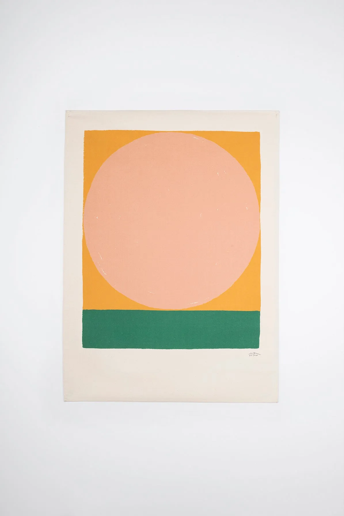 LITHA - Peach | 36 x 48 | Canvas
