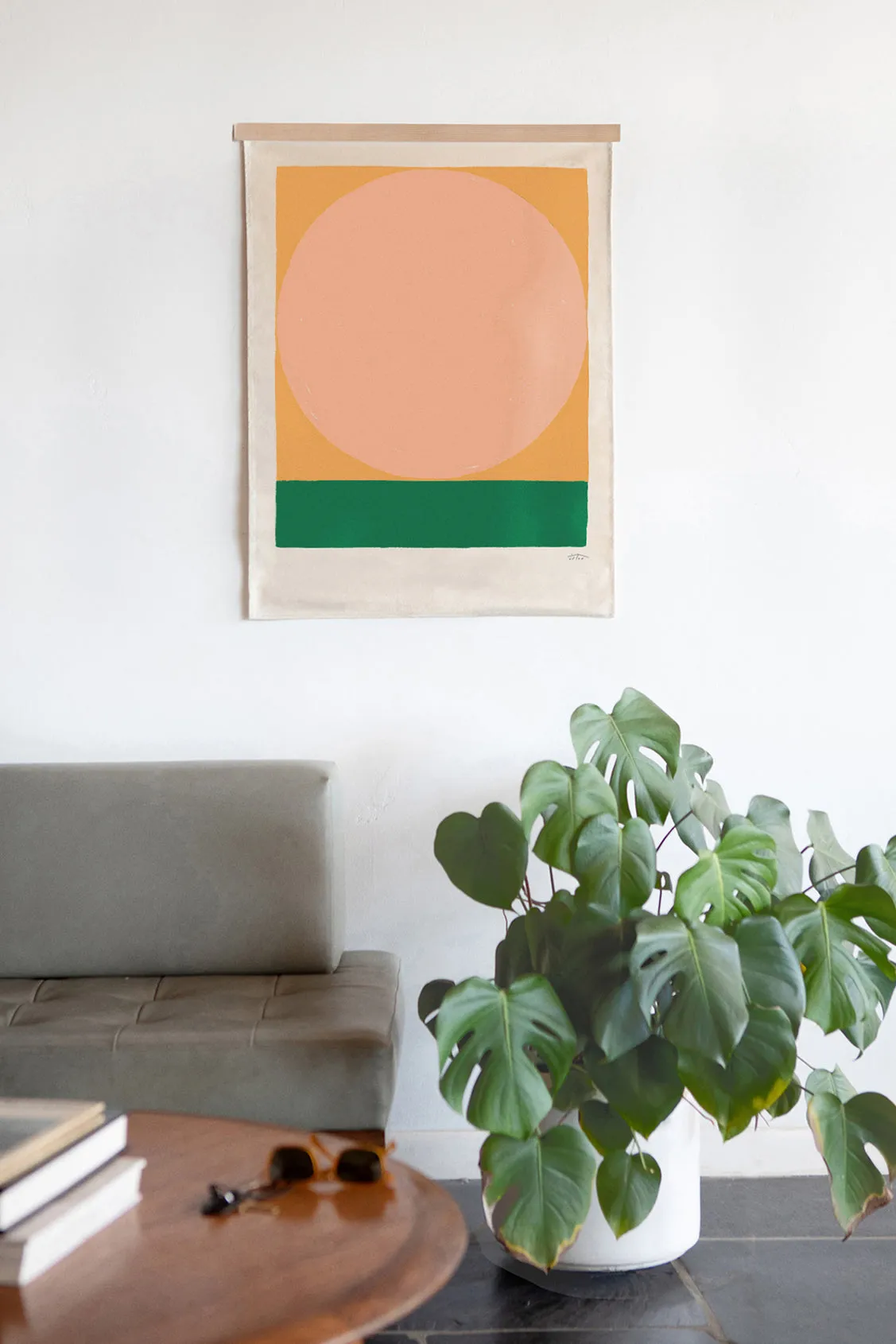 LITHA - Peach | 36 x 48 | Canvas