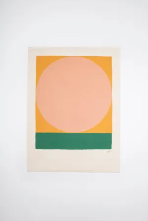 LITHA - Peach | 36 x 48 | Canvas