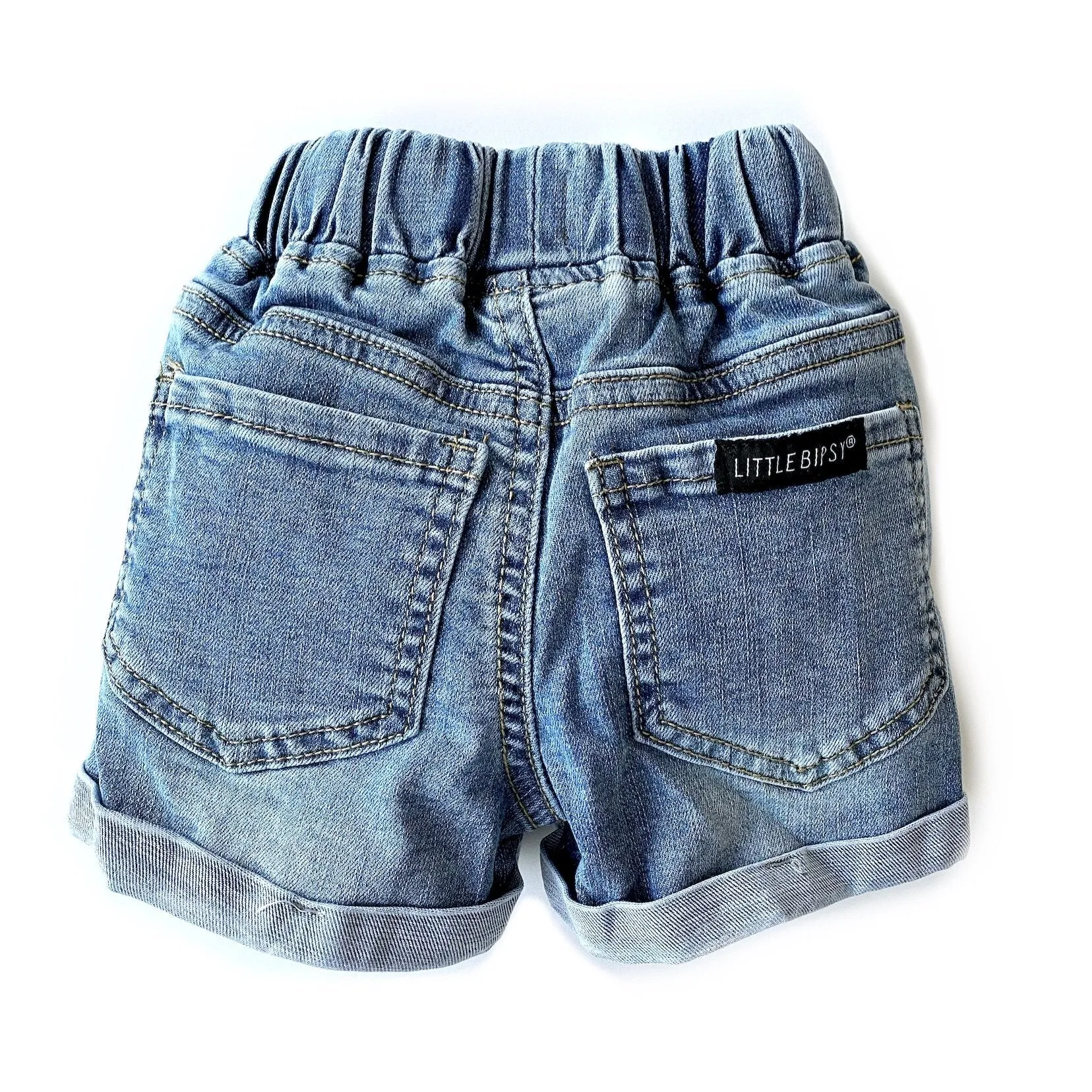 Little Bipsy Distressed Denim Shorts