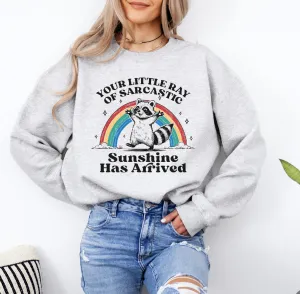 Little Ray Of Sarcastic Sunshine Unisex Crewneck Sweatshirt