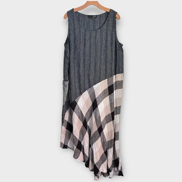 LIV By Habitat 100% Linen Ying Yang Dress