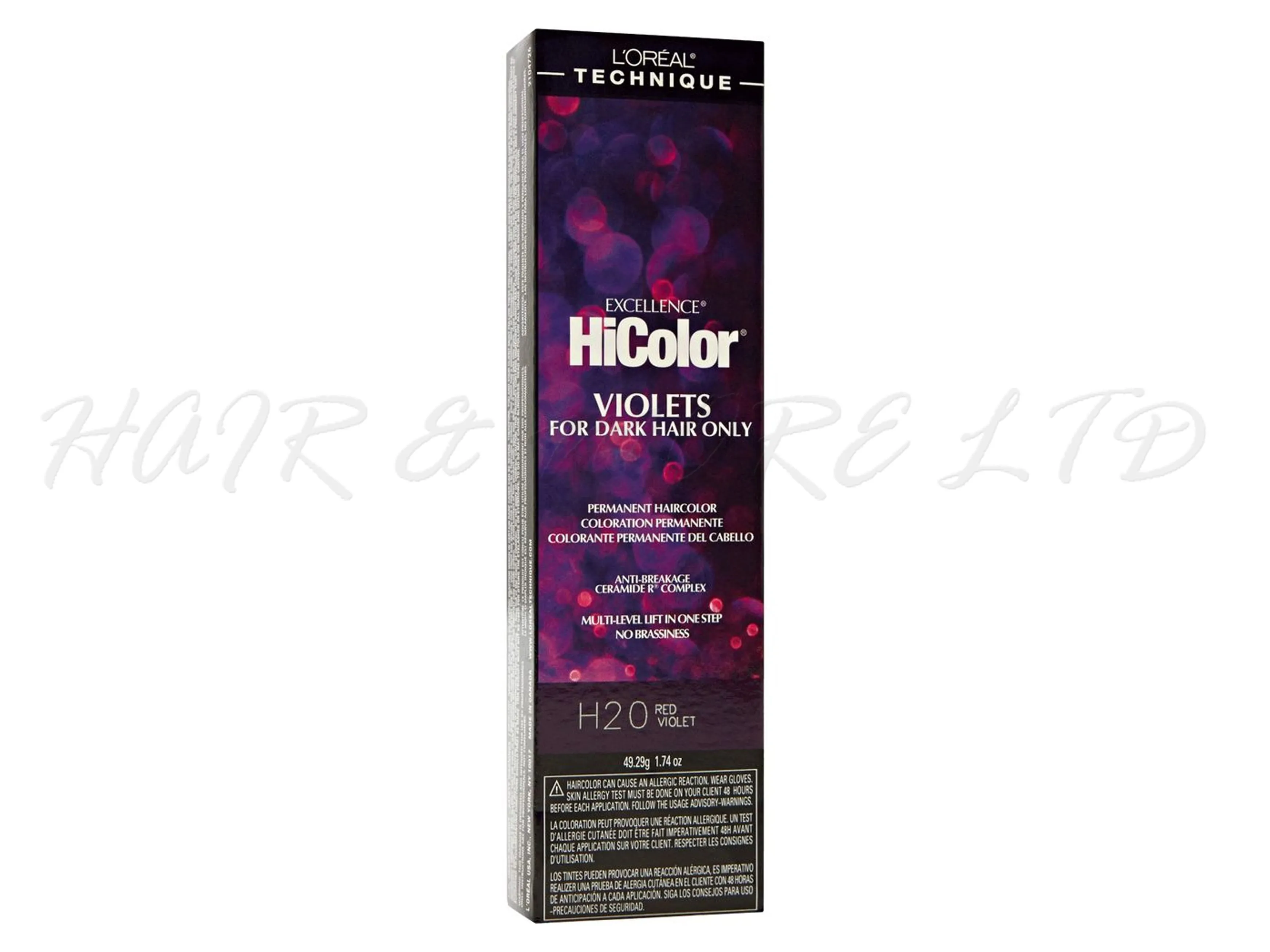 Loreal Excellence HiColor Permanent Creme Colour 49g (For Dark Hair Only)