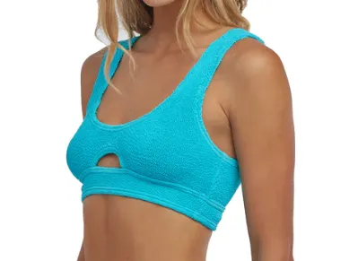 LOVE & BIKINI Sardinia Bikini Top - Scuba Blue