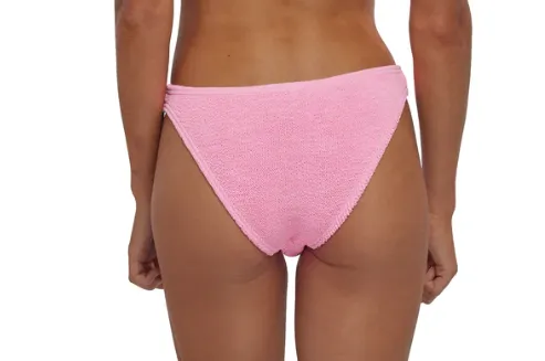 LOVE & BIKINIS Barcelona Full Bikini Bottom - Strawberry Pink