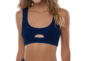 Love & Bikinis Sardinia Bikini Top - Navy Blue
