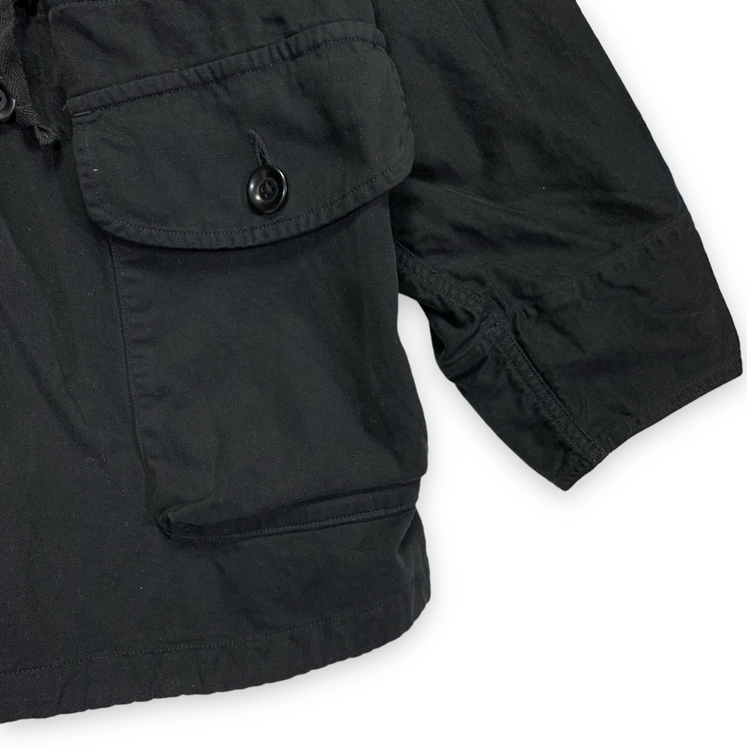 [M] Kapital Cotton Chino Katsuragi Ring Coat Black