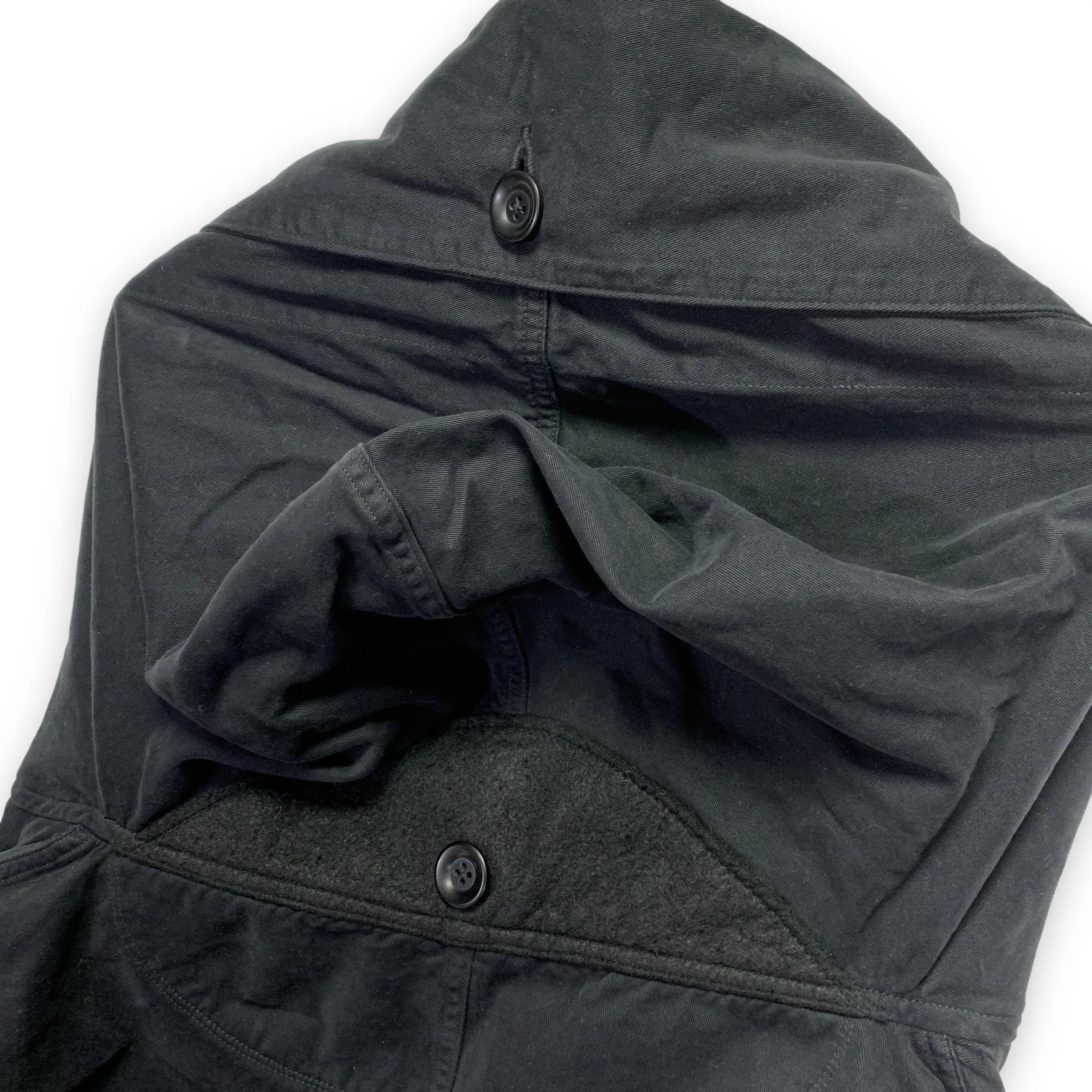 [M] Kapital Cotton Chino Katsuragi Ring Coat Black