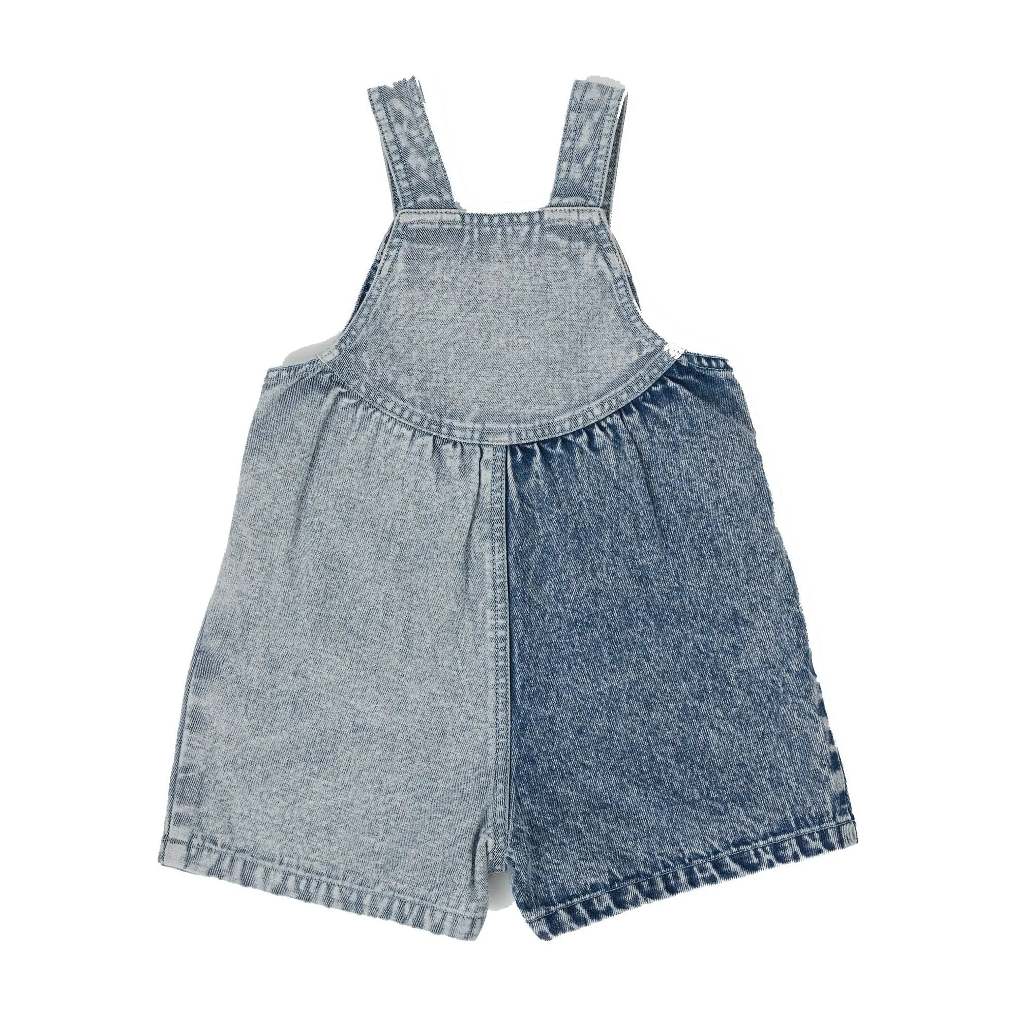 Macy Crossover Denim Shortalls
