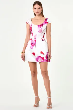 Madeline Dress - Zoe Floral Ivory