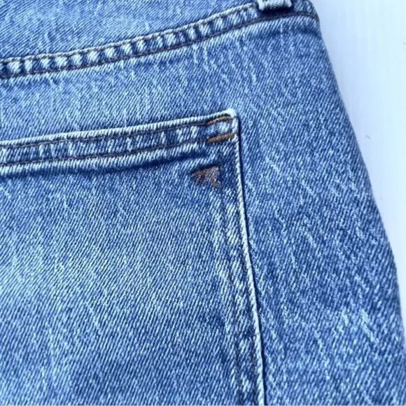 Madewell High-Rise Denim Shorts in Jordie Wash Style L4396 size 25