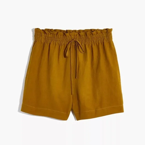 Madewell Linen-Cotton Drawstring Pull-On Shorts