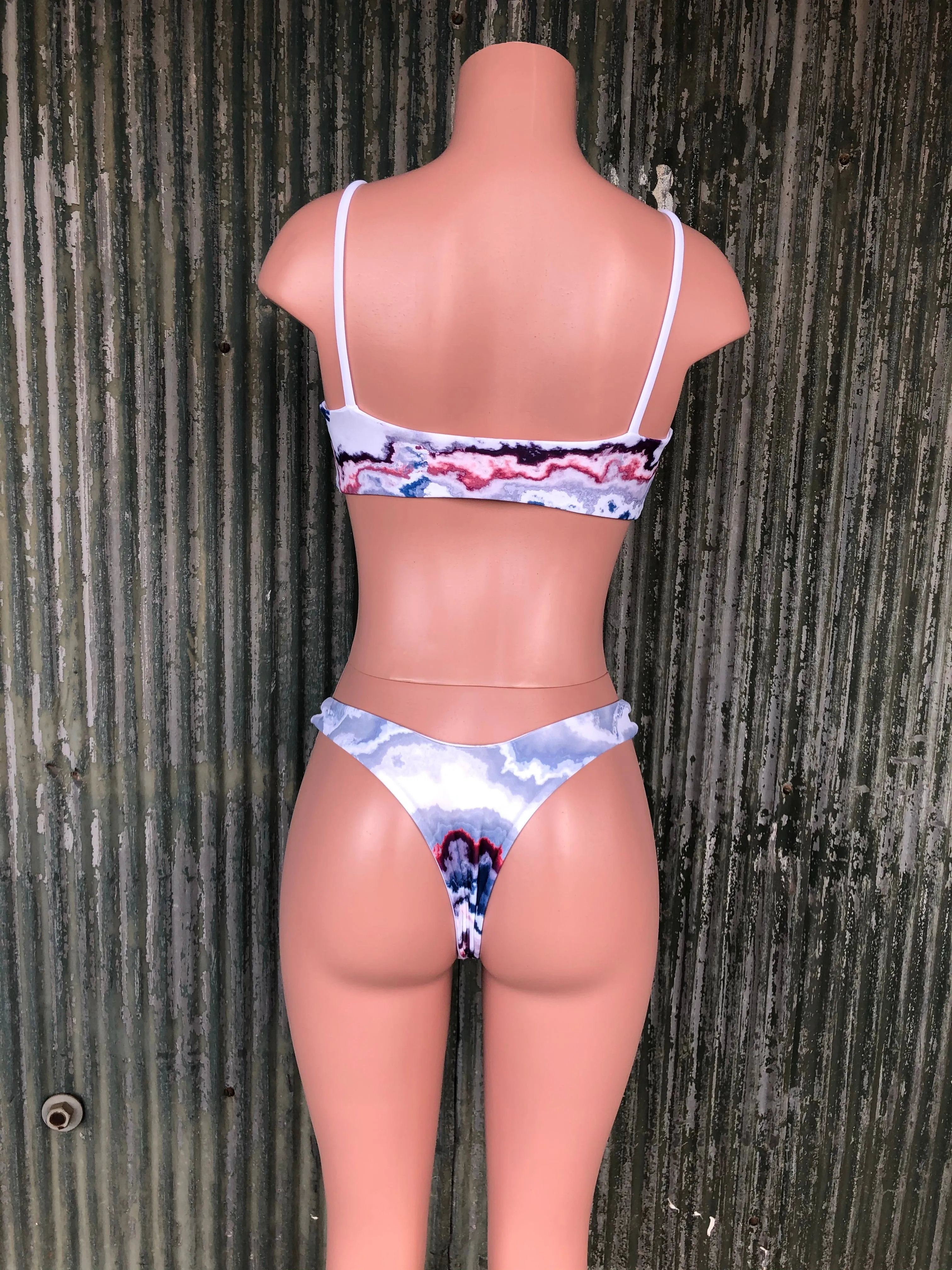 Marble knot bikini