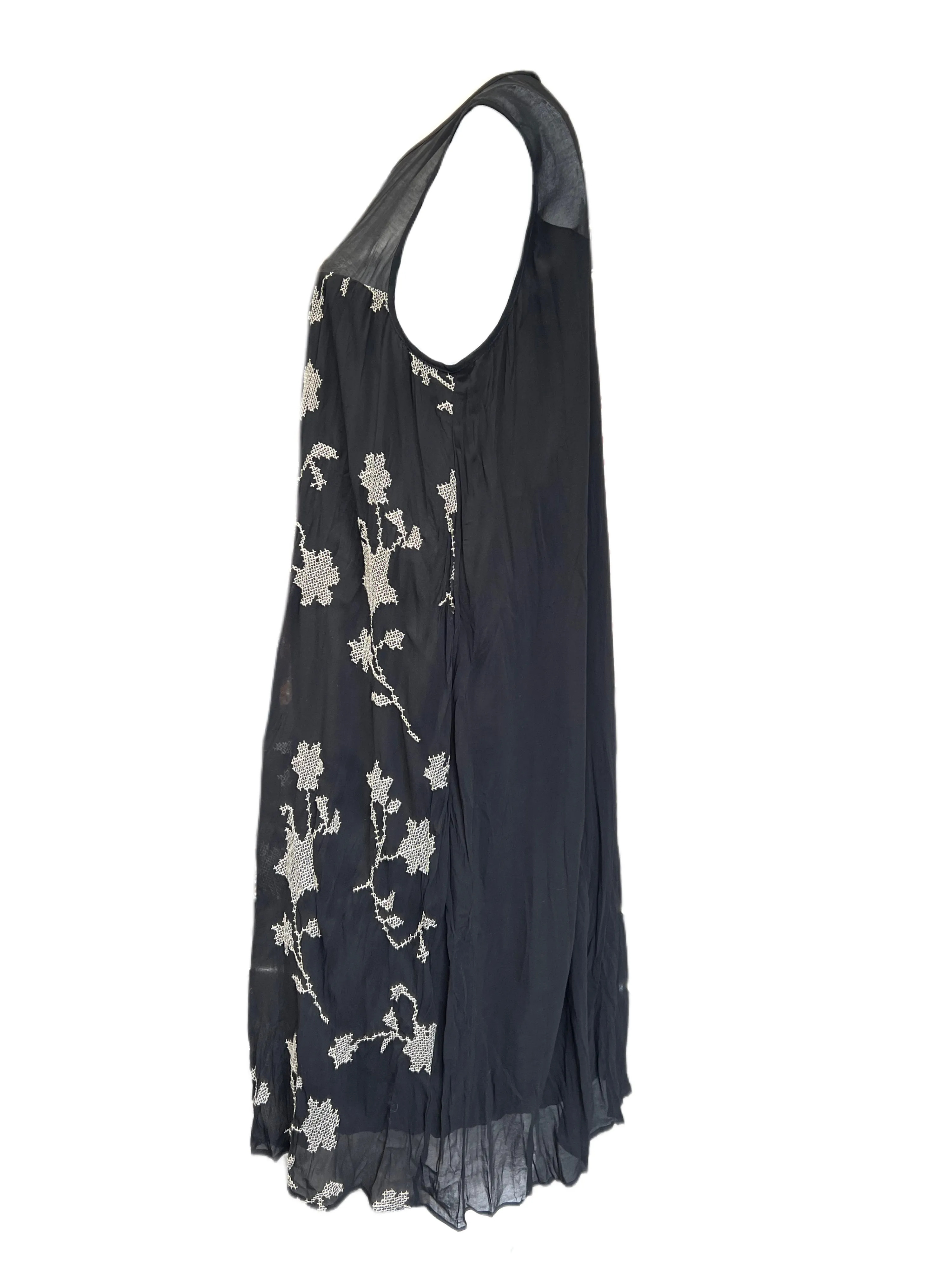Marina Rinaldi Women's Black Doppio Pullover Shift Dress NWT
