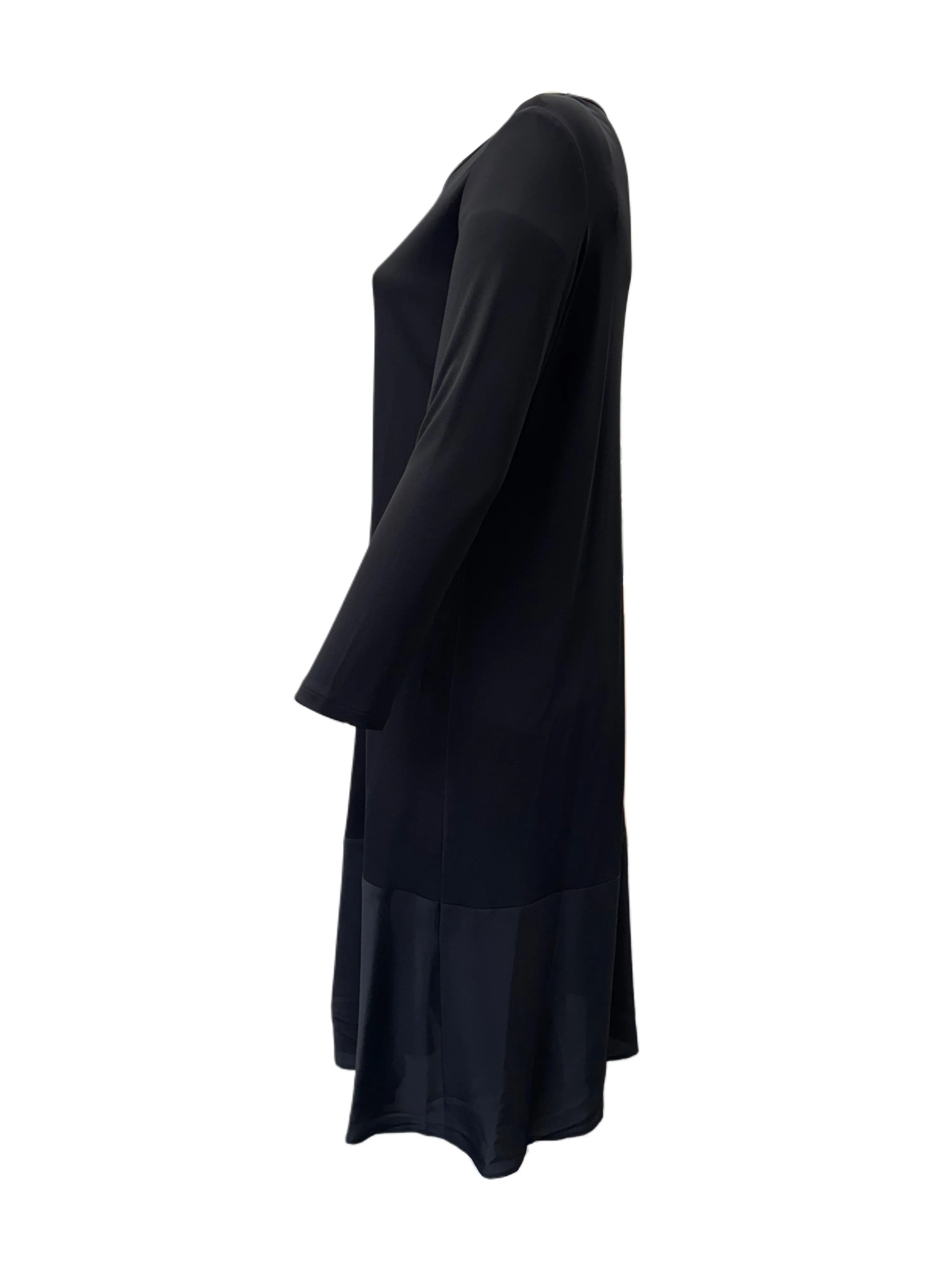 Marina Rinaldi Women's Black Ombra Shift Dress NWT