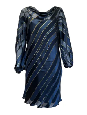 Marina Rinaldi Women's Navy Debutto Shift Dress Size 16W/25