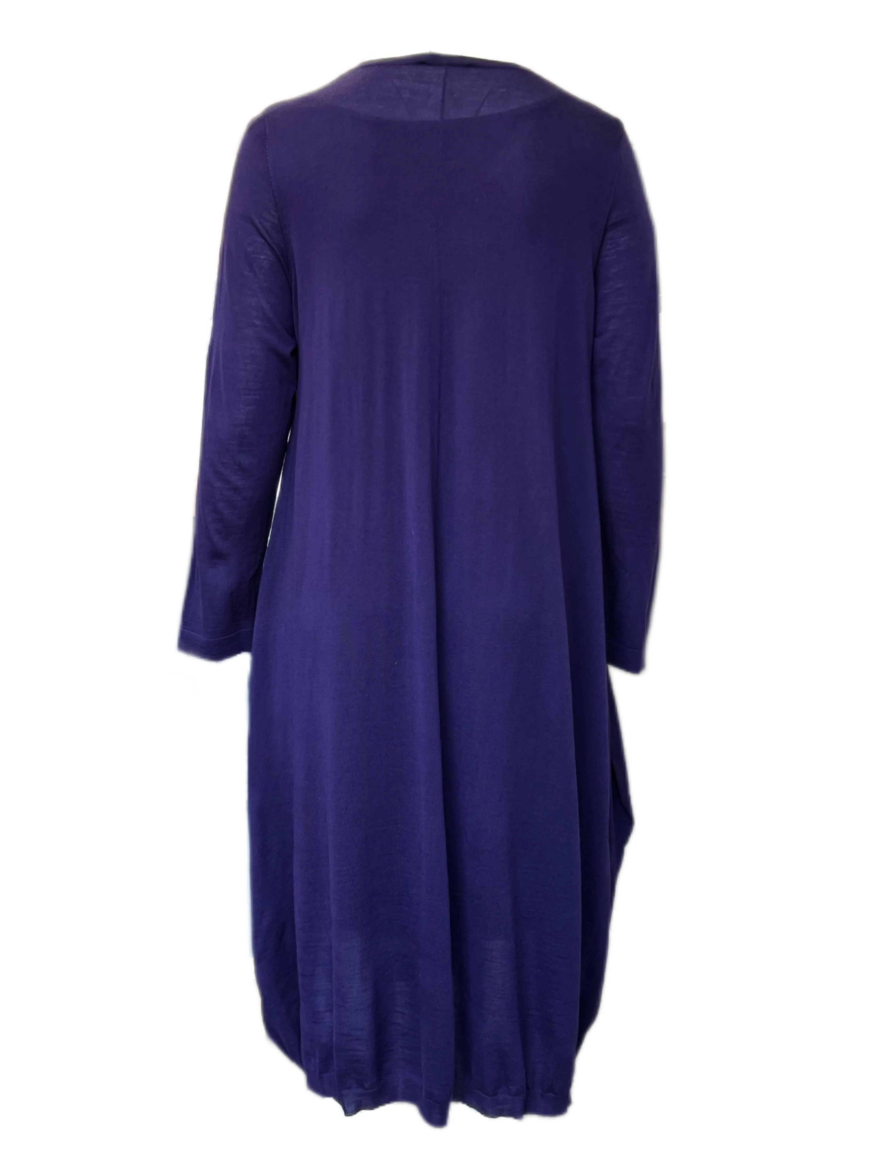 Marina Rinaldi Women's Purple Gisel Pullover Shift Dress NWT