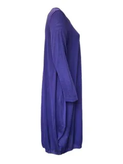 Marina Rinaldi Women's Purple Gisel Pullover Shift Dress NWT